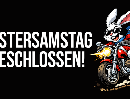 Ostersamstag geschlossen