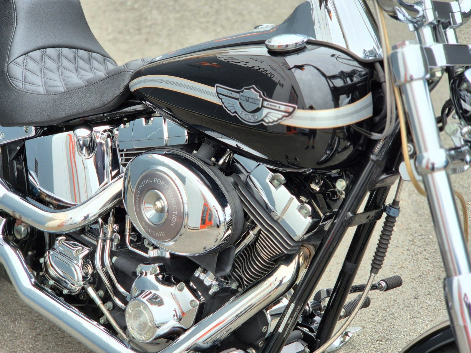 Fahrzeugabbildung Harley-Davidson FXSTDI °°SOFTAIL DEUCE CHOPPER°° *2003 ANV* TOP