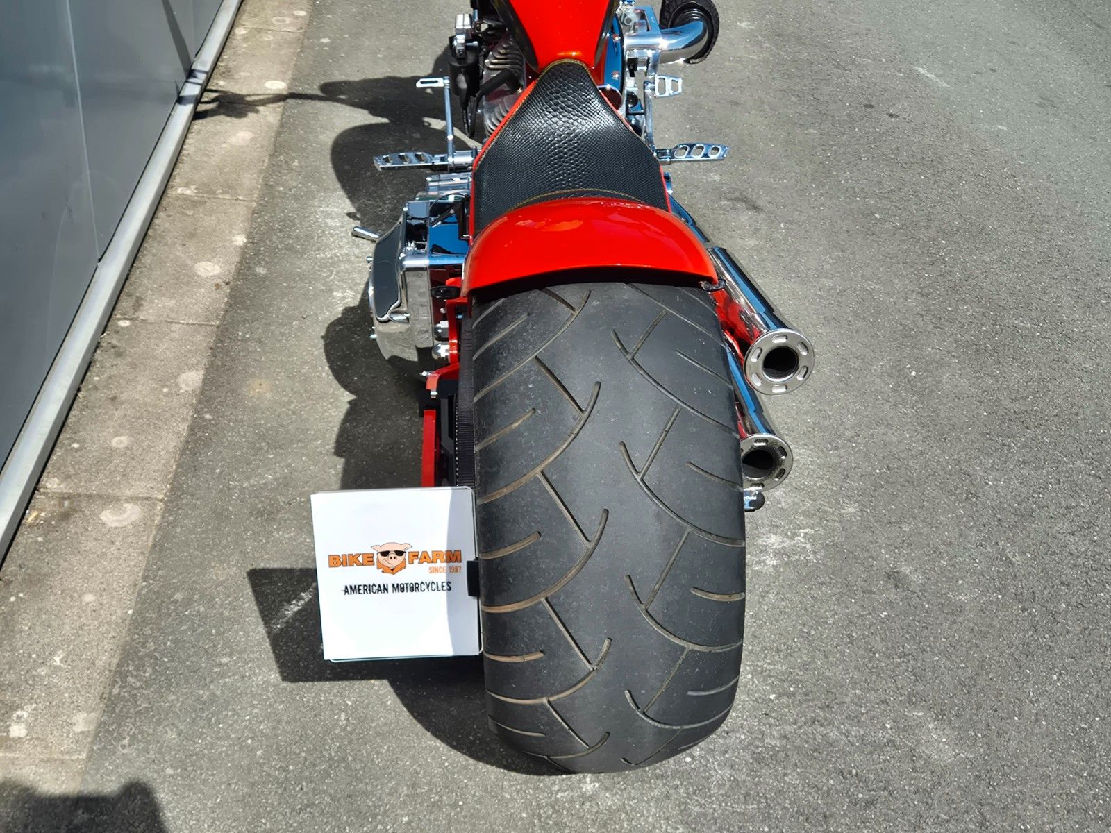 Fahrzeugabbildung Harley-Davidson °° ORANGE SKULL DRAGSTYLE °°