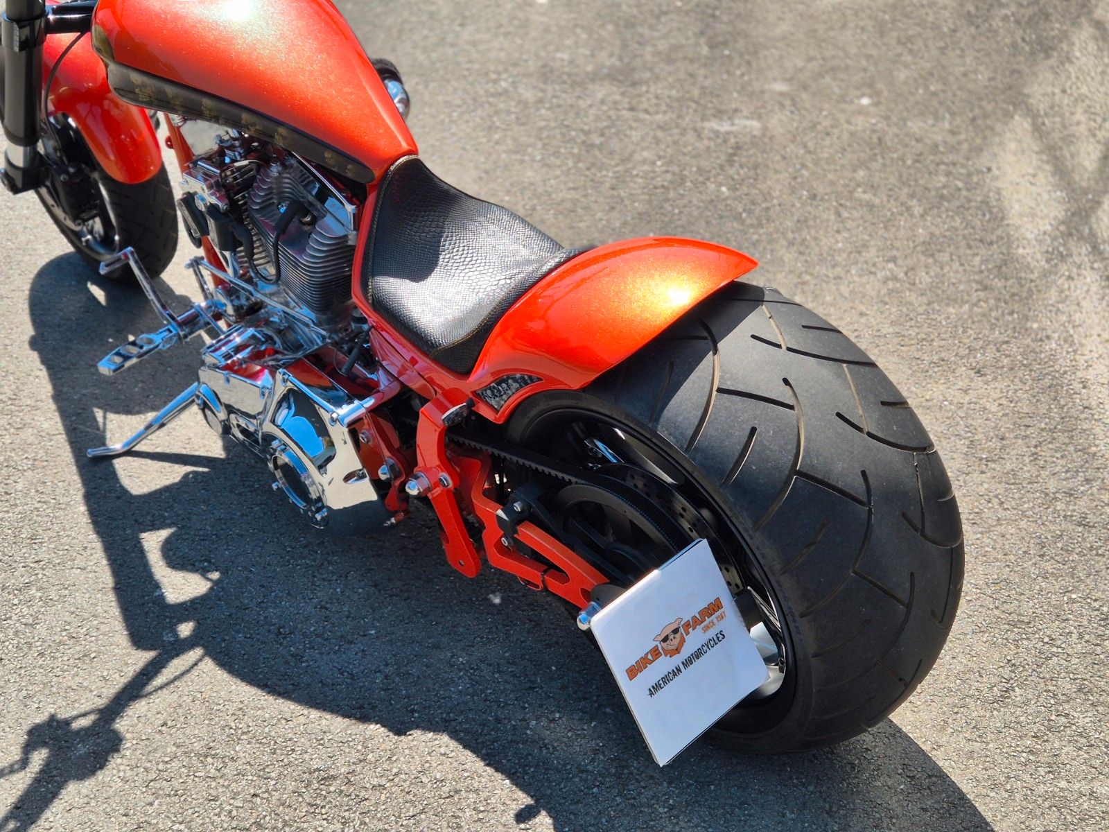 Fahrzeugabbildung Harley-Davidson °° ORANGE SKULL DRAGSTYLE °°