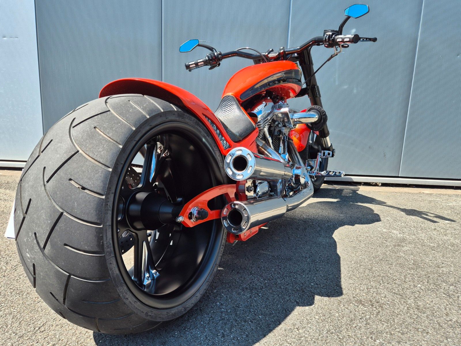 Fahrzeugabbildung Harley-Davidson °° ORANGE SKULL DRAGSTYLE °°