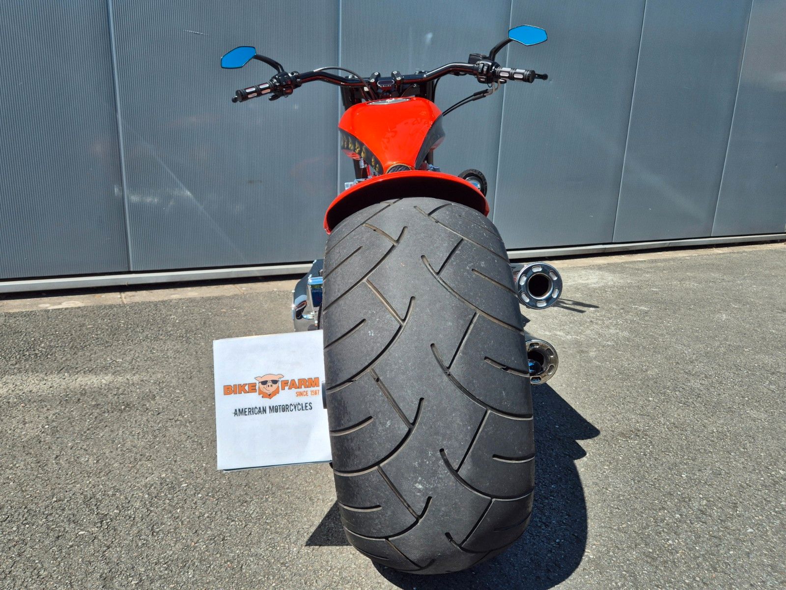 Fahrzeugabbildung Harley-Davidson °° ORANGE SKULL DRAGSTYLE °°