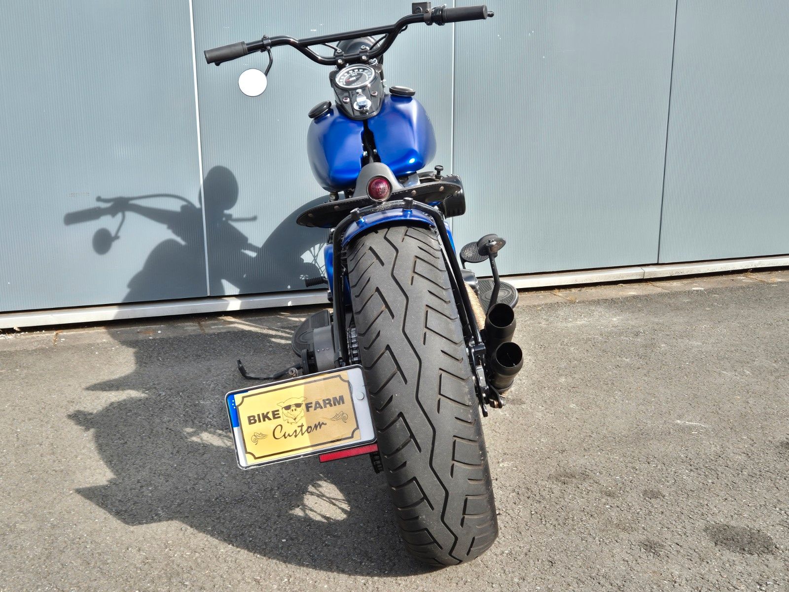 Fahrzeugabbildung Harley-Davidson FL °°SHOVELHEAD-BLUE BOBBER°° -ORIGINAL RAHMEN-