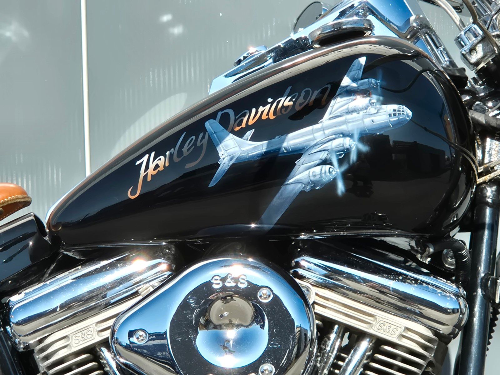 Fahrzeugabbildung Harley-Davidson FXST °°SOFTAIL CUSTOM '99°° - S&S -