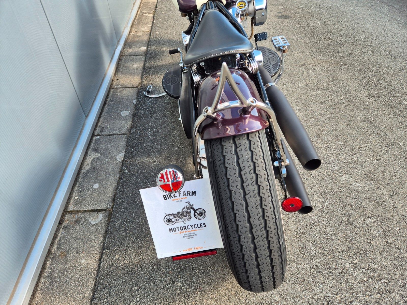 Fahrzeugabbildung Harley-Davidson FL°°SHOVEL STARRRAHMEN BOBBER°°BIKE FARM CUSTOM