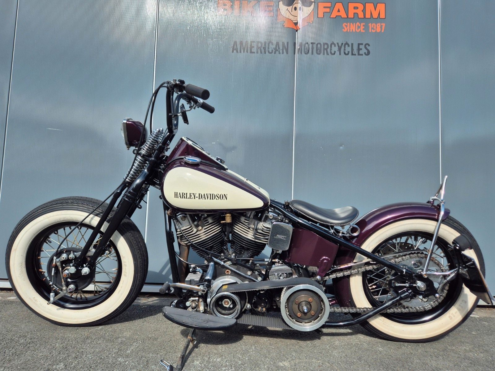 Fahrzeugabbildung Harley-Davidson FL°°SHOVEL STARRRAHMEN BOBBER°°BIKE FARM CUSTOM