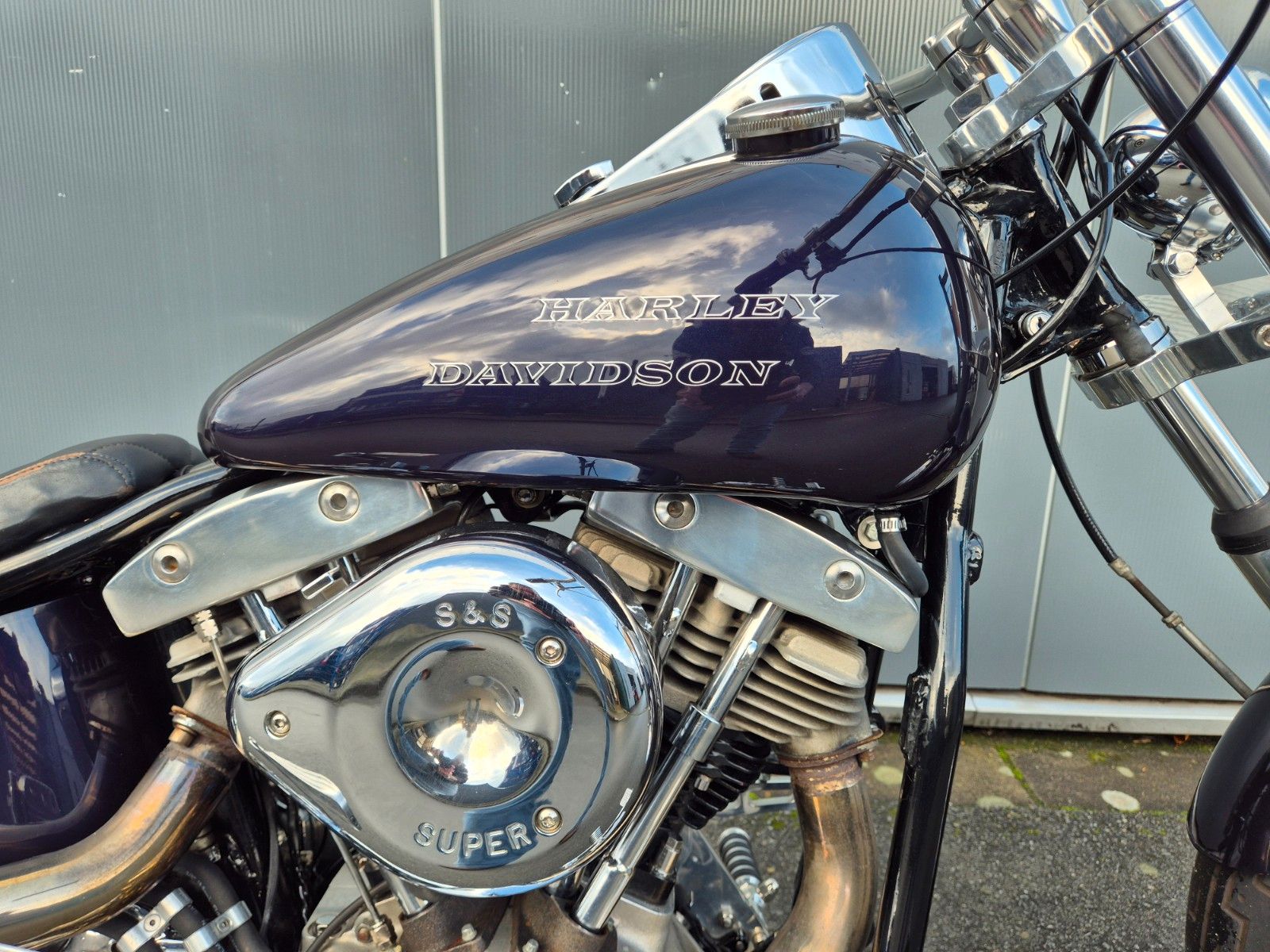Fahrzeugabbildung Harley-Davidson FL°°SHOVELHEAD BOBBER°° -ORIGINAL STARRRAHMEN -