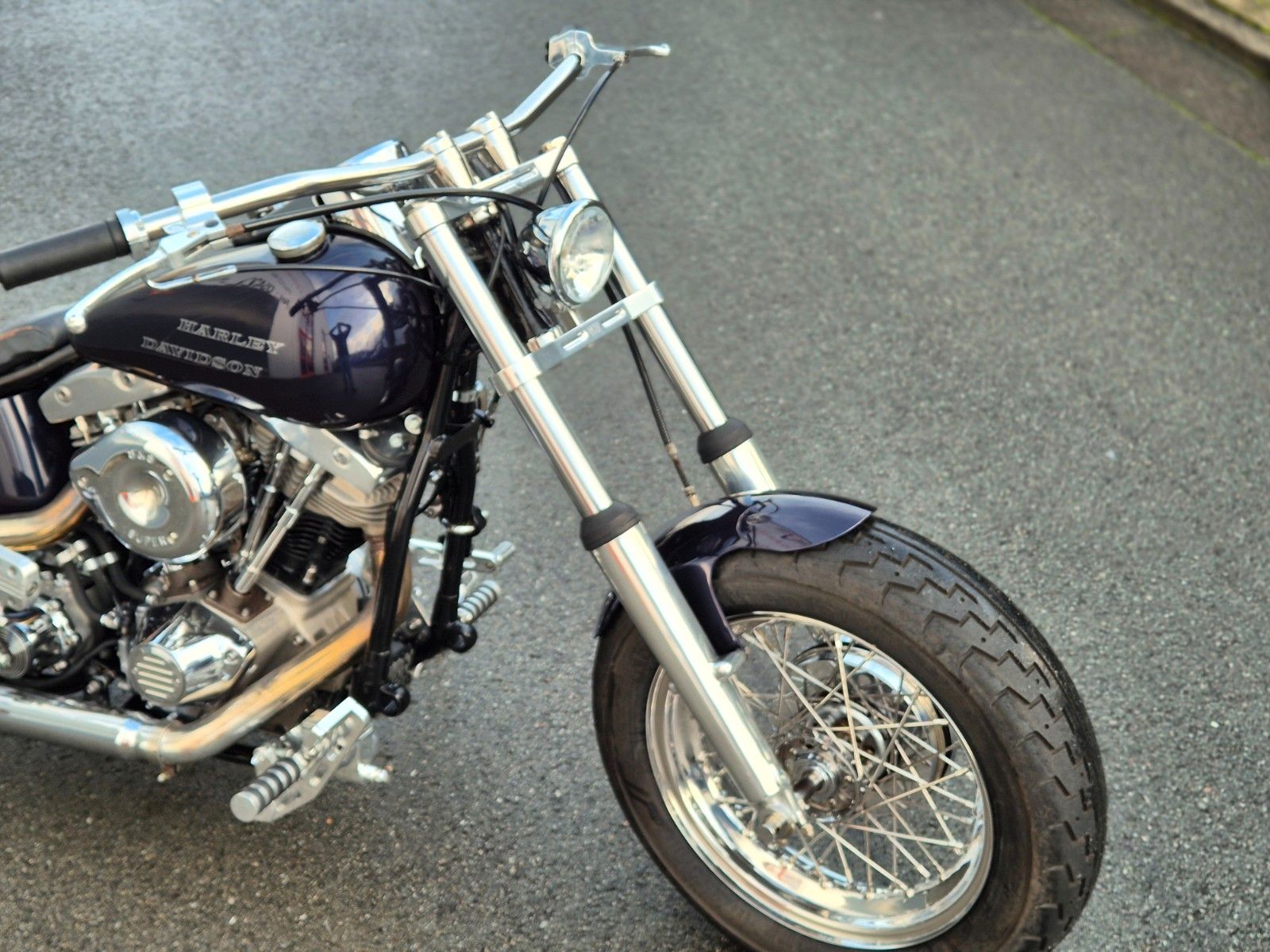 Fahrzeugabbildung Harley-Davidson FL°°SHOVELHEAD BOBBER°° -ORIGINAL STARRRAHMEN -