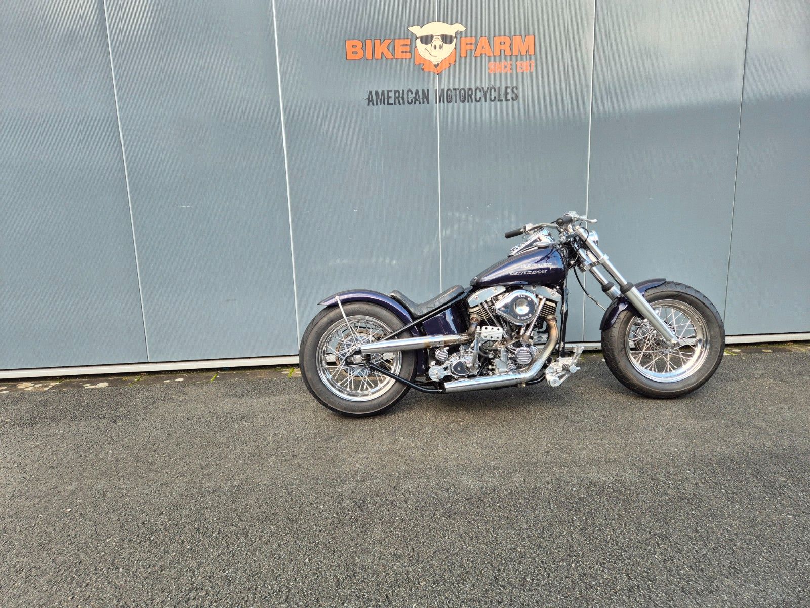 Fahrzeugabbildung Harley-Davidson FL°°SHOVELHEAD BOBBER°° -ORIGINAL STARRRAHMEN -