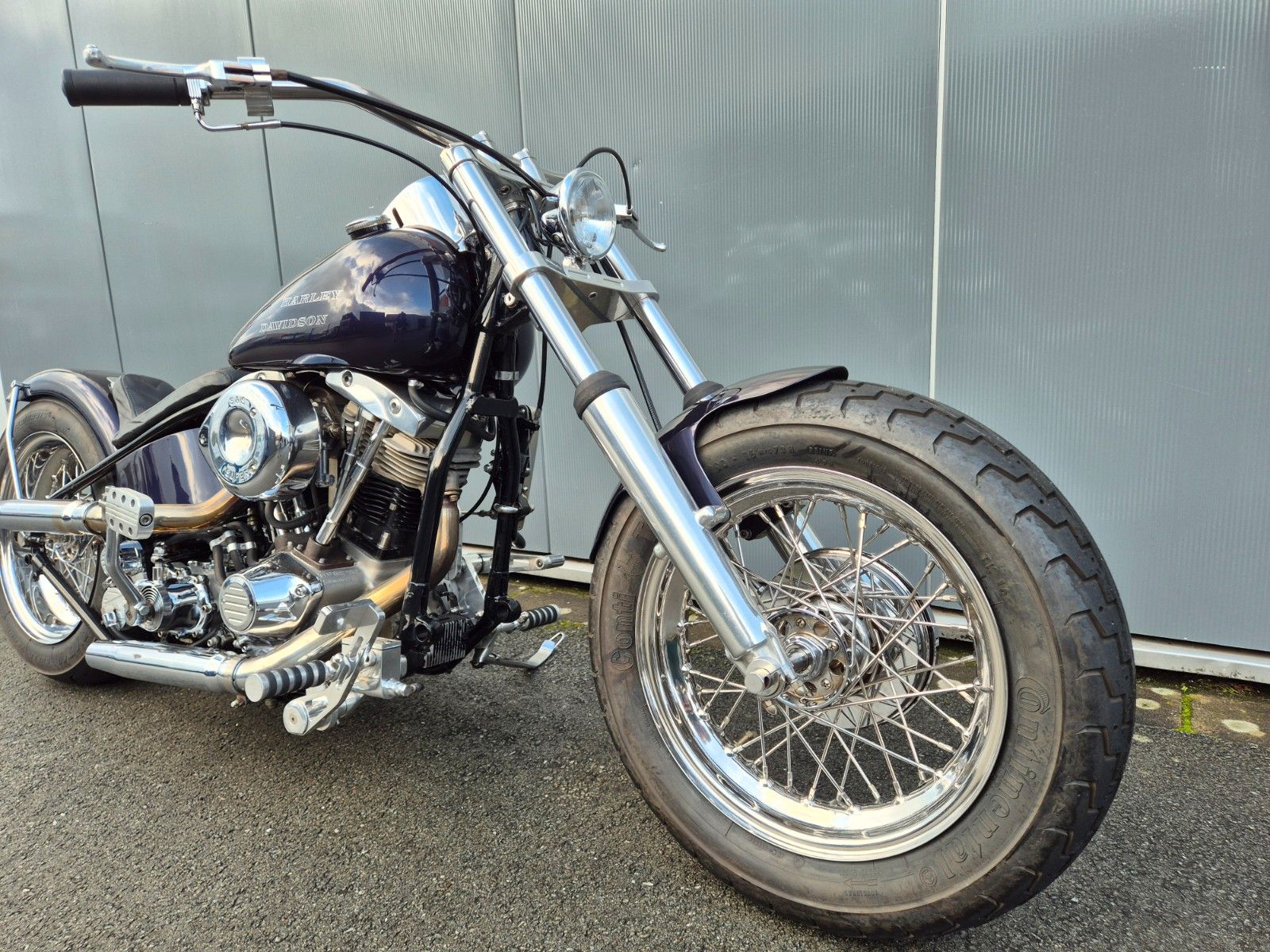 Fahrzeugabbildung Harley-Davidson FL°°SHOVELHEAD BOBBER°° -ORIGINAL STARRRAHMEN -