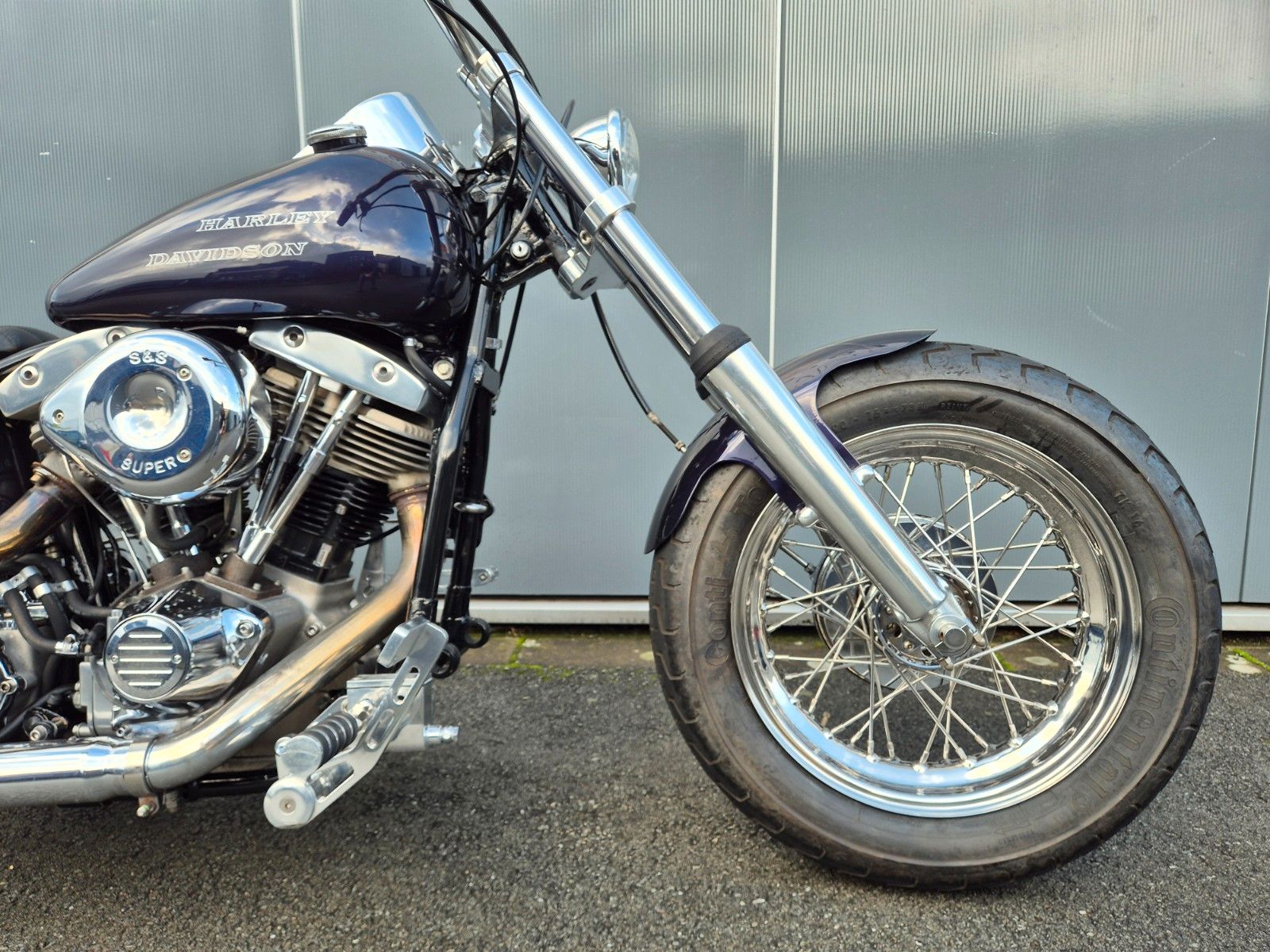 Fahrzeugabbildung Harley-Davidson FL°°SHOVELHEAD BOBBER°° -ORIGINAL STARRRAHMEN -