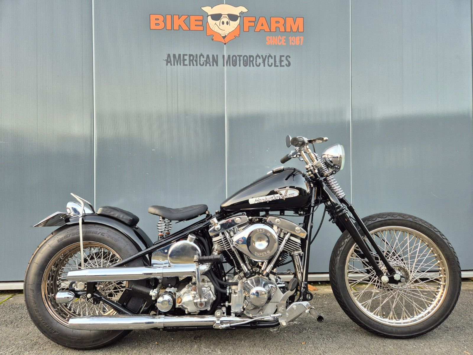 Harley-Davidson FL °°SHOVELHEAD - REAPER'S HAND°° -STARRRAHMEN-