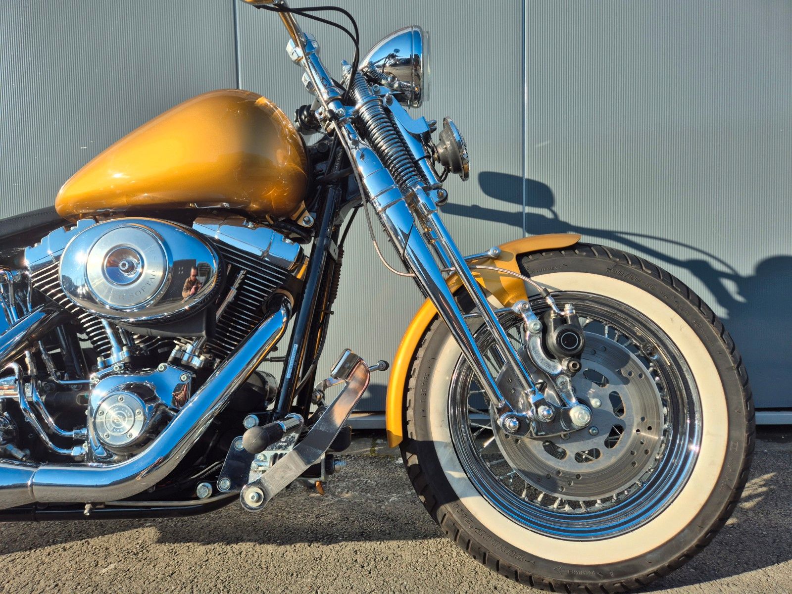 Fahrzeugabbildung Harley-Davidson FXSTS °°SOFTAIL SPRINGER°° -GOLD CUSTOM-