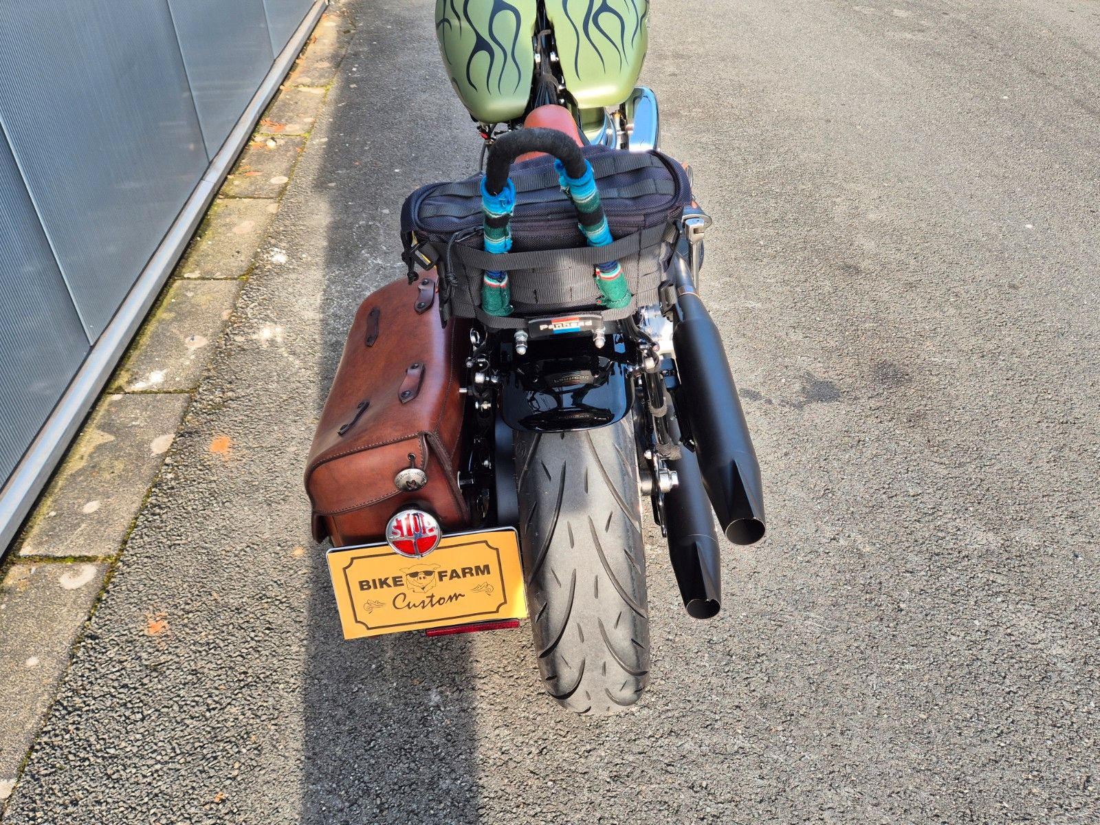 Fahrzeugabbildung Harley-Davidson FL °°PANHEAD CHOPPER°° *GREEN GHOST*