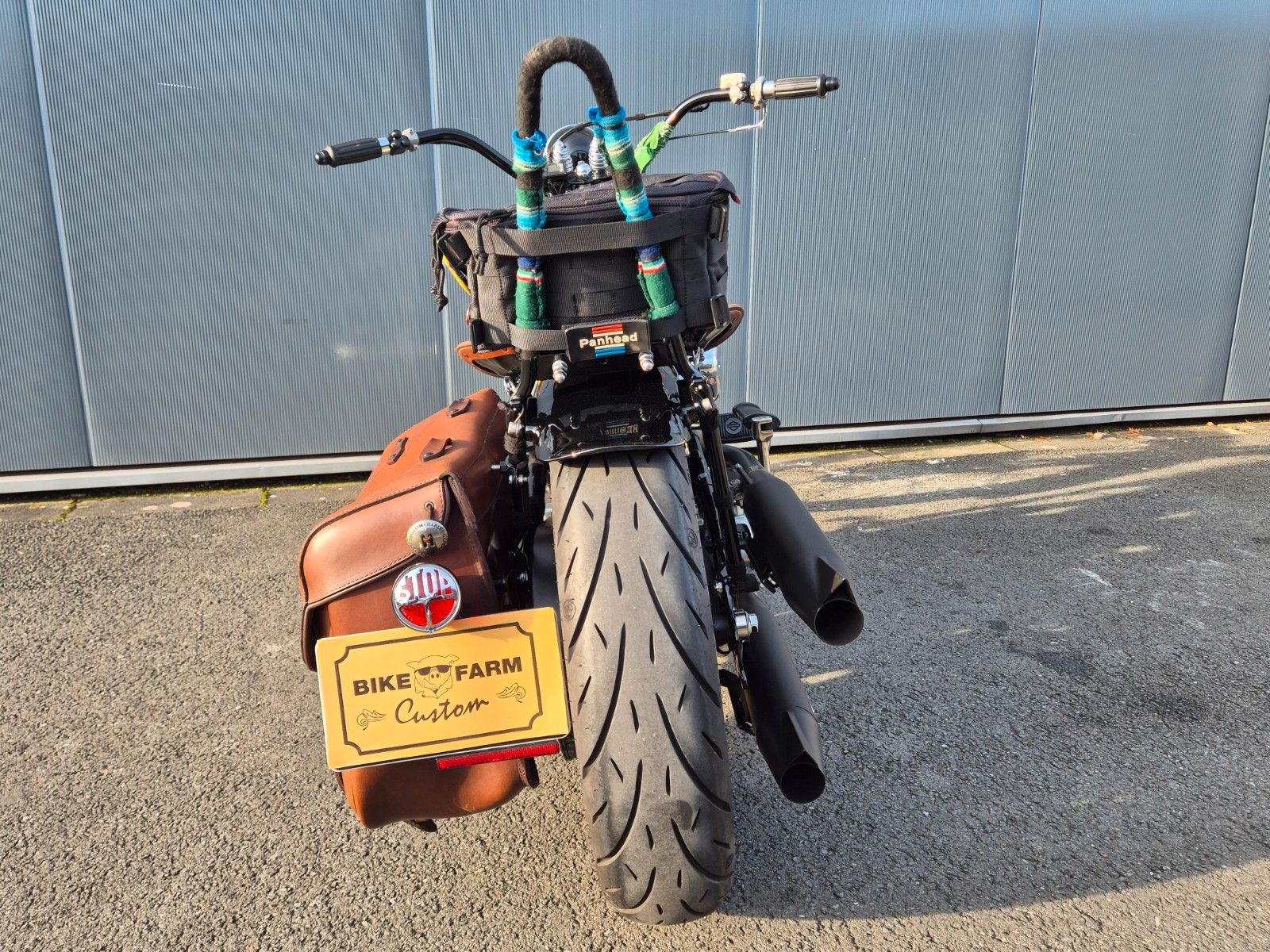 Fahrzeugabbildung Harley-Davidson FL °°PANHEAD CHOPPER°° *GREEN GHOST*