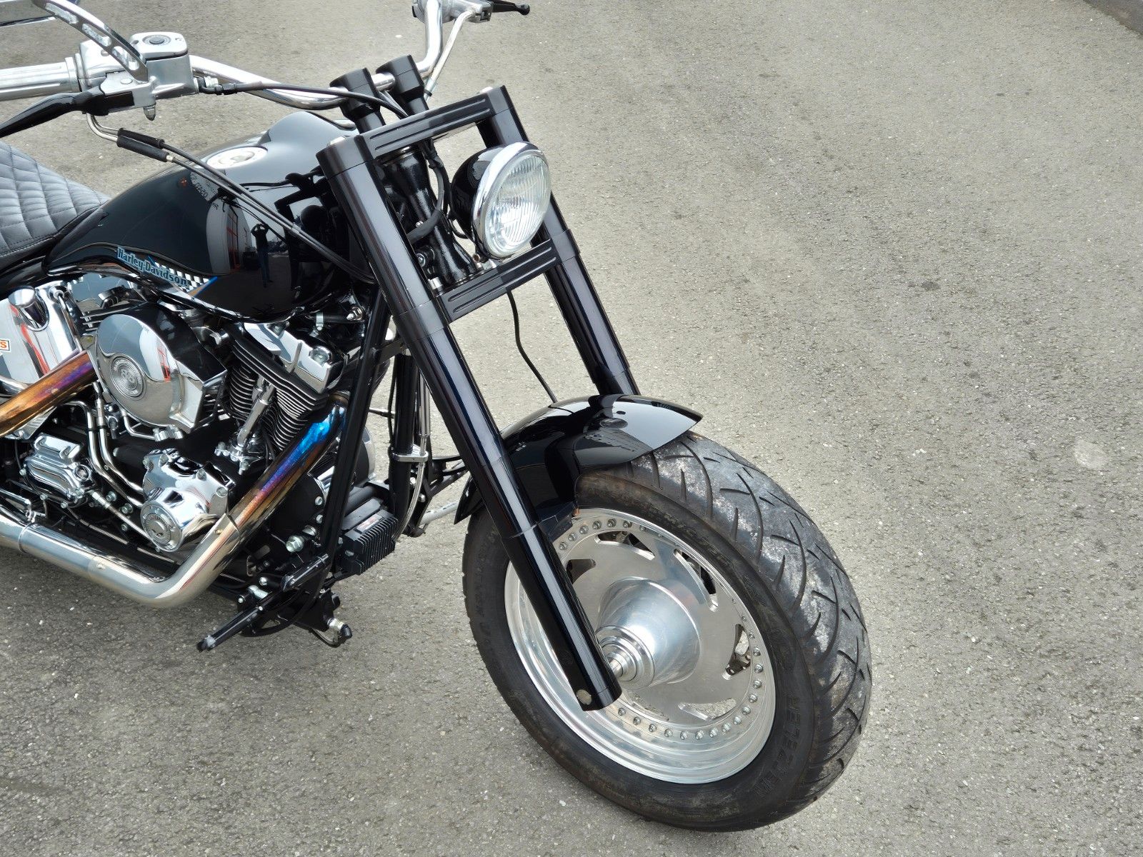 Fahrzeugabbildung Harley-Davidson FLSTF°°FAT BOY CUSTOM°°- VERSTELLB. - AUSPUFF -