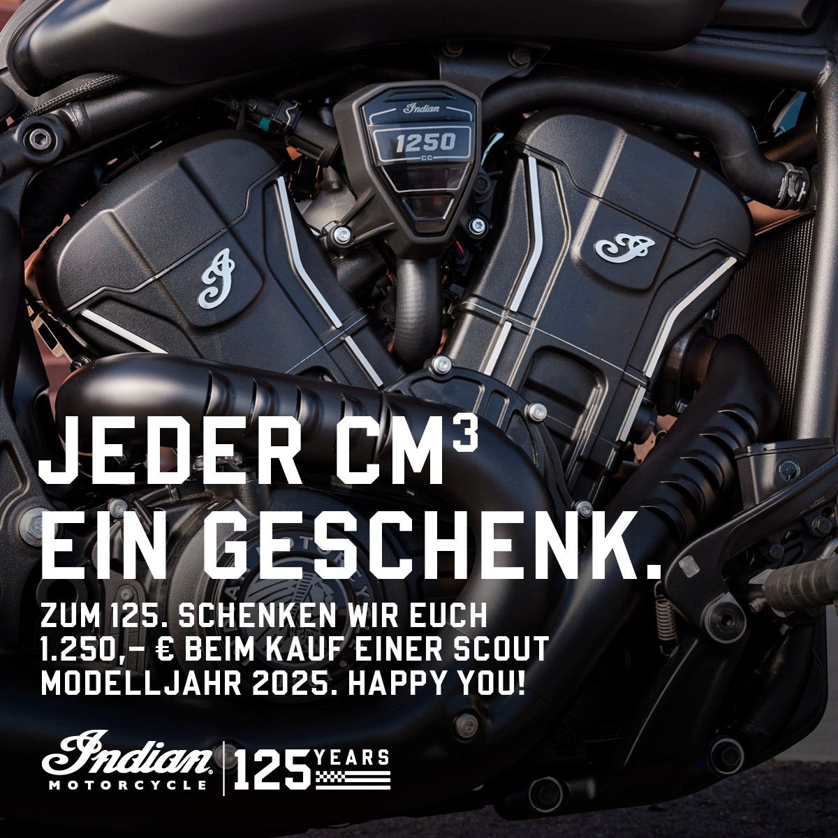 Fahrzeugabbildung Indian SPORT SCOUT LIMITED+TECH * 125 JAHRE AKTION