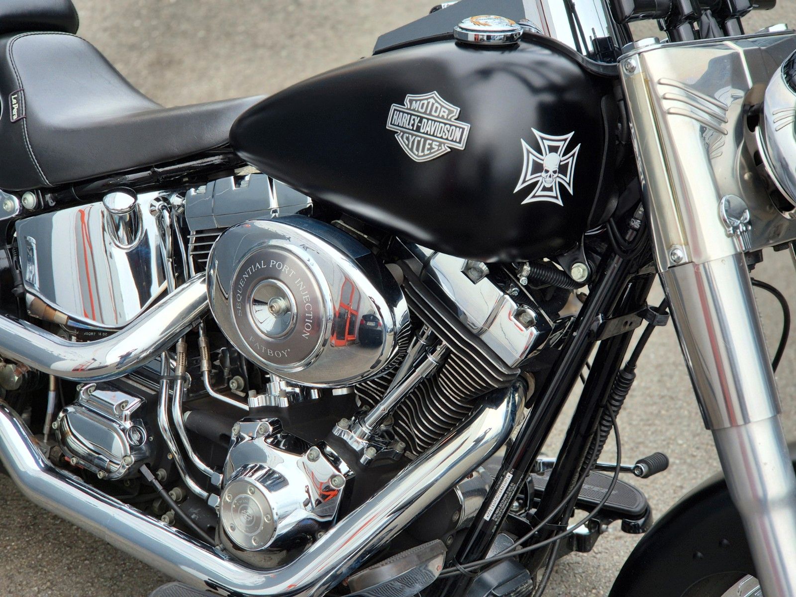 Fahrzeugabbildung Harley-Davidson FLSTF °°FAT BOY CHOPPER°° 'O6 -PENZL AUSPUFF-