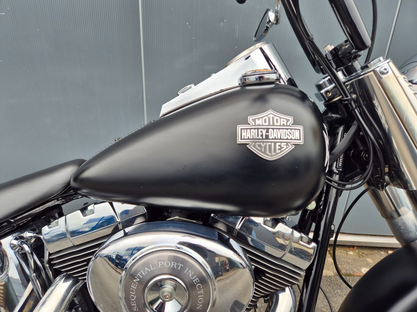 Fahrzeugabbildung Harley-Davidson FLSTF °°FAT BOY CHOPPER°° 'O6 -PENZL AUSPUFF-