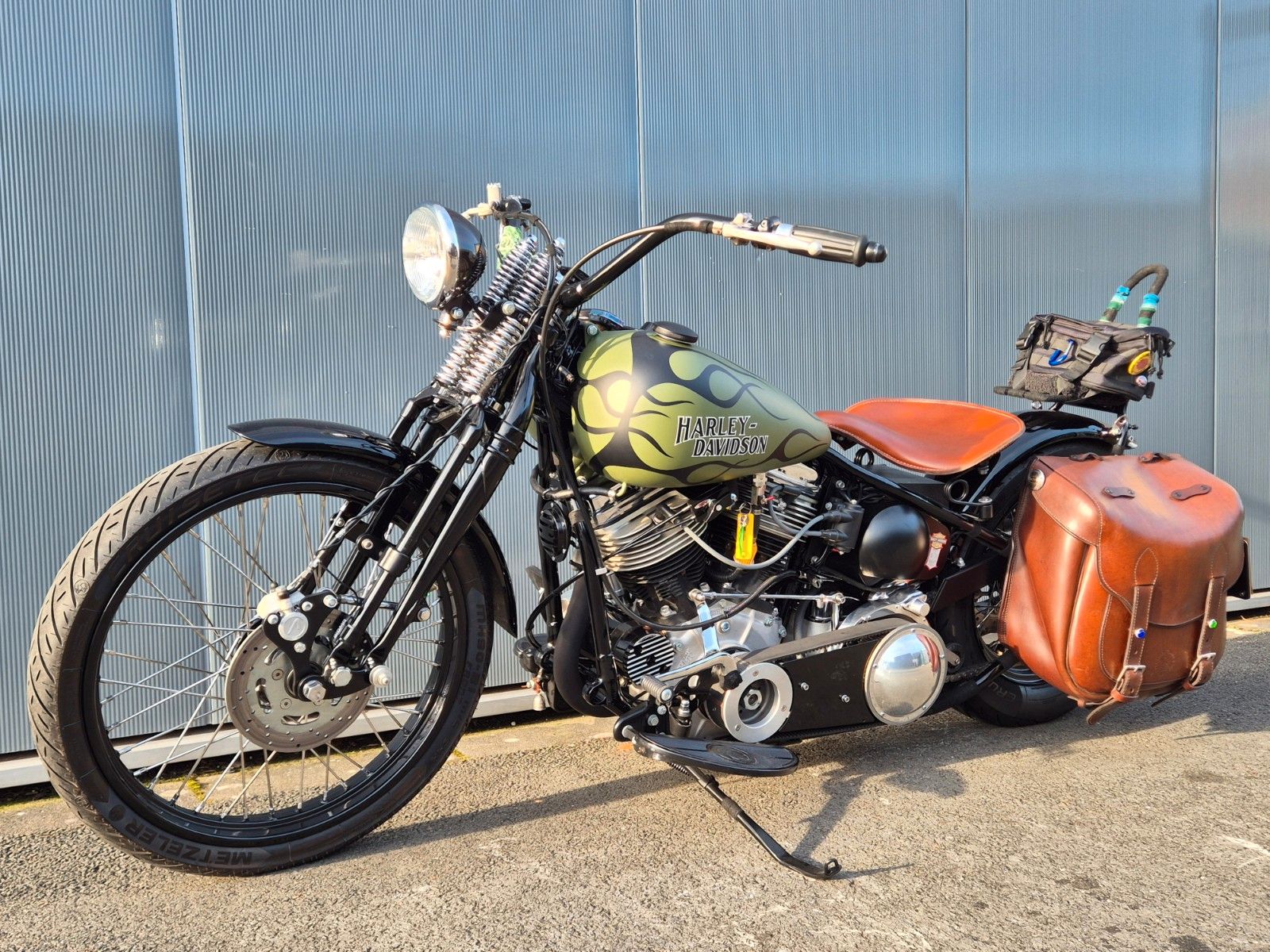 Fahrzeugabbildung Harley-Davidson FL °°PANHEAD CHOPPER°° - GREEN PAN -