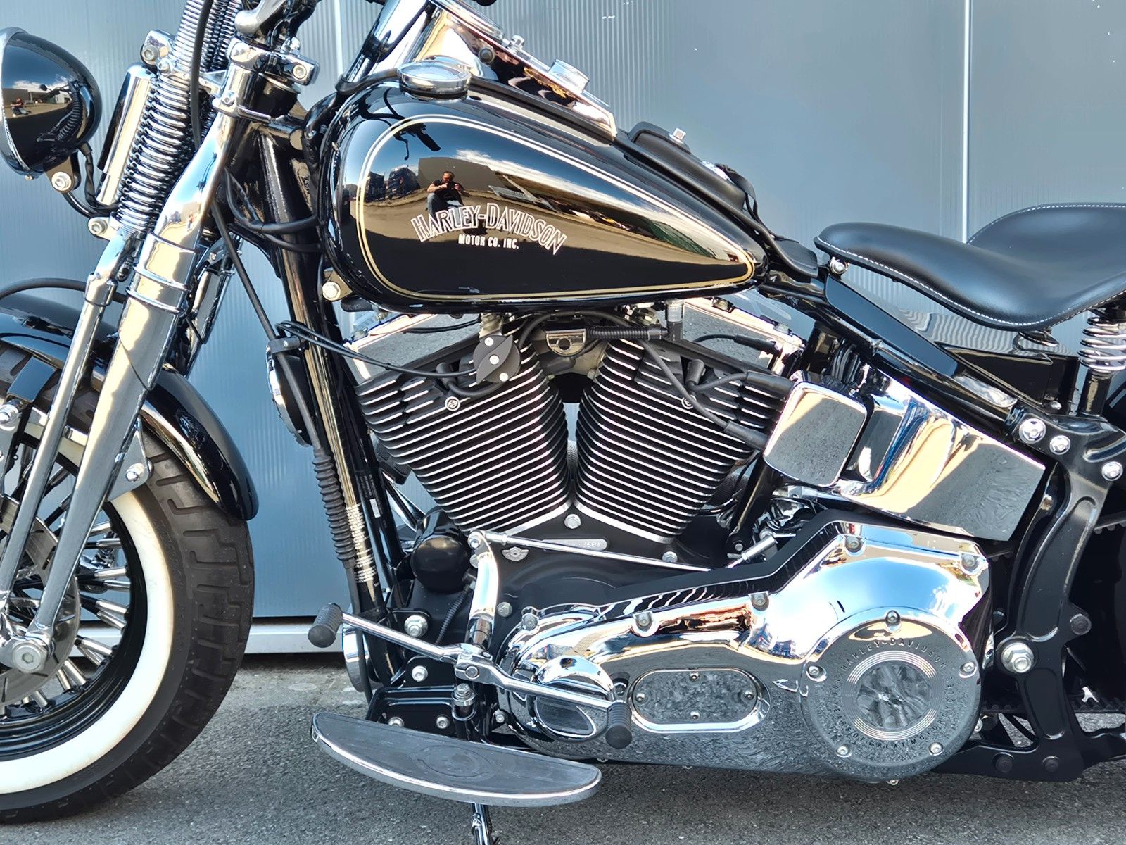 Fahrzeugabbildung Harley-Davidson FXST °° SOFTAIL SPRINGER BOBBER °° -BIG SPOKE-