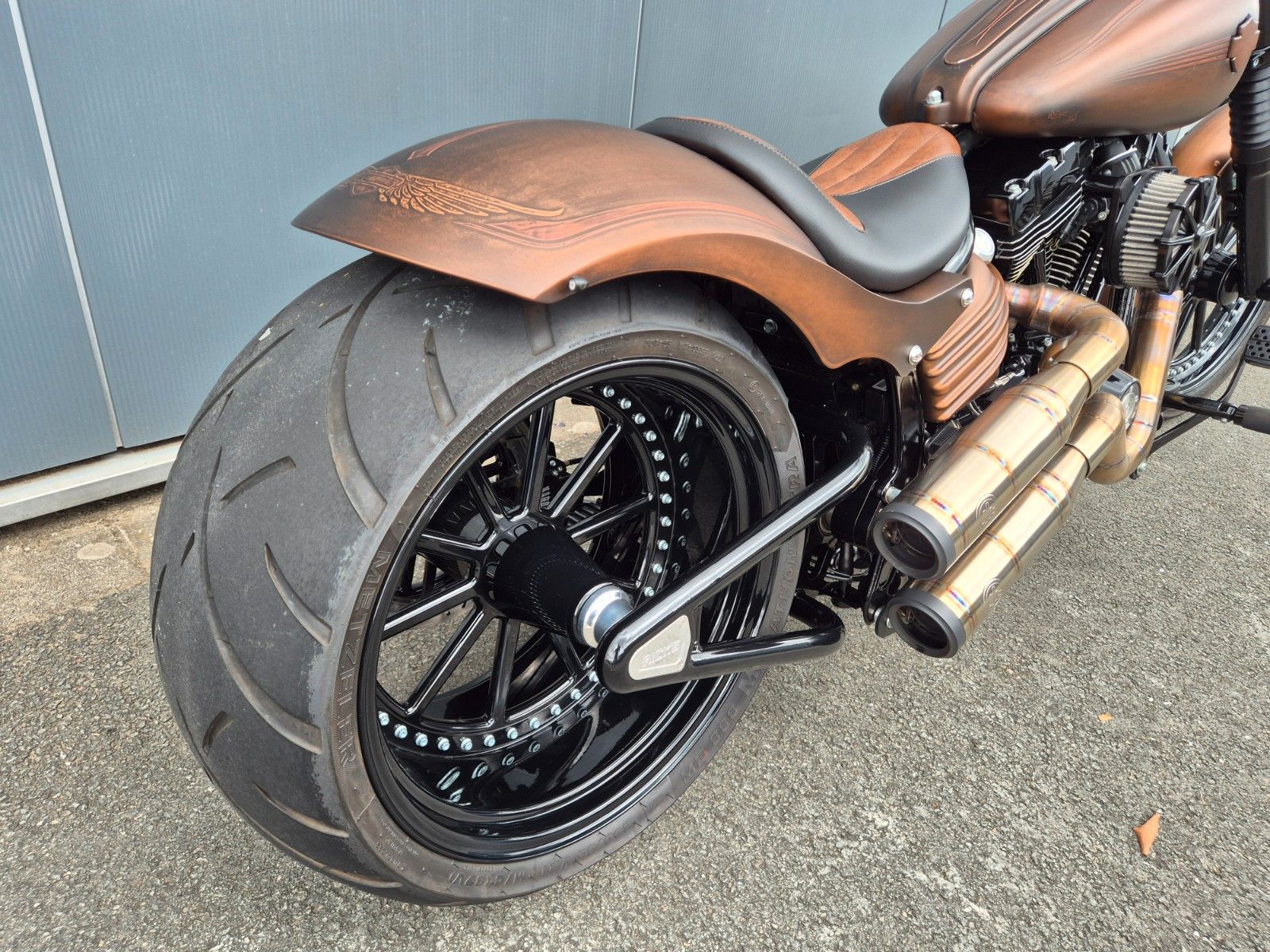 Fahrzeugabbildung Harley-Davidson FXST / FXCW °°ROCKER CUSTOM°° -BROWN SUGAR-