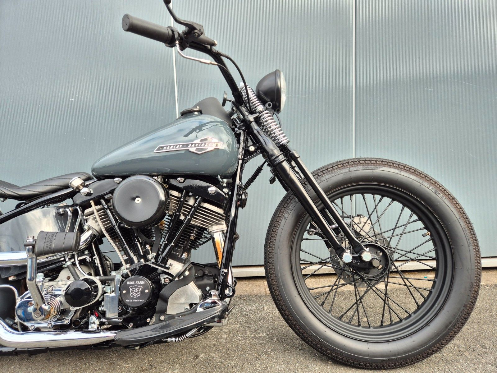 Fahrzeugabbildung Harley-Davidson FL °°SHOVEL CHOPPERbobber°° OEM STARRAHMEN