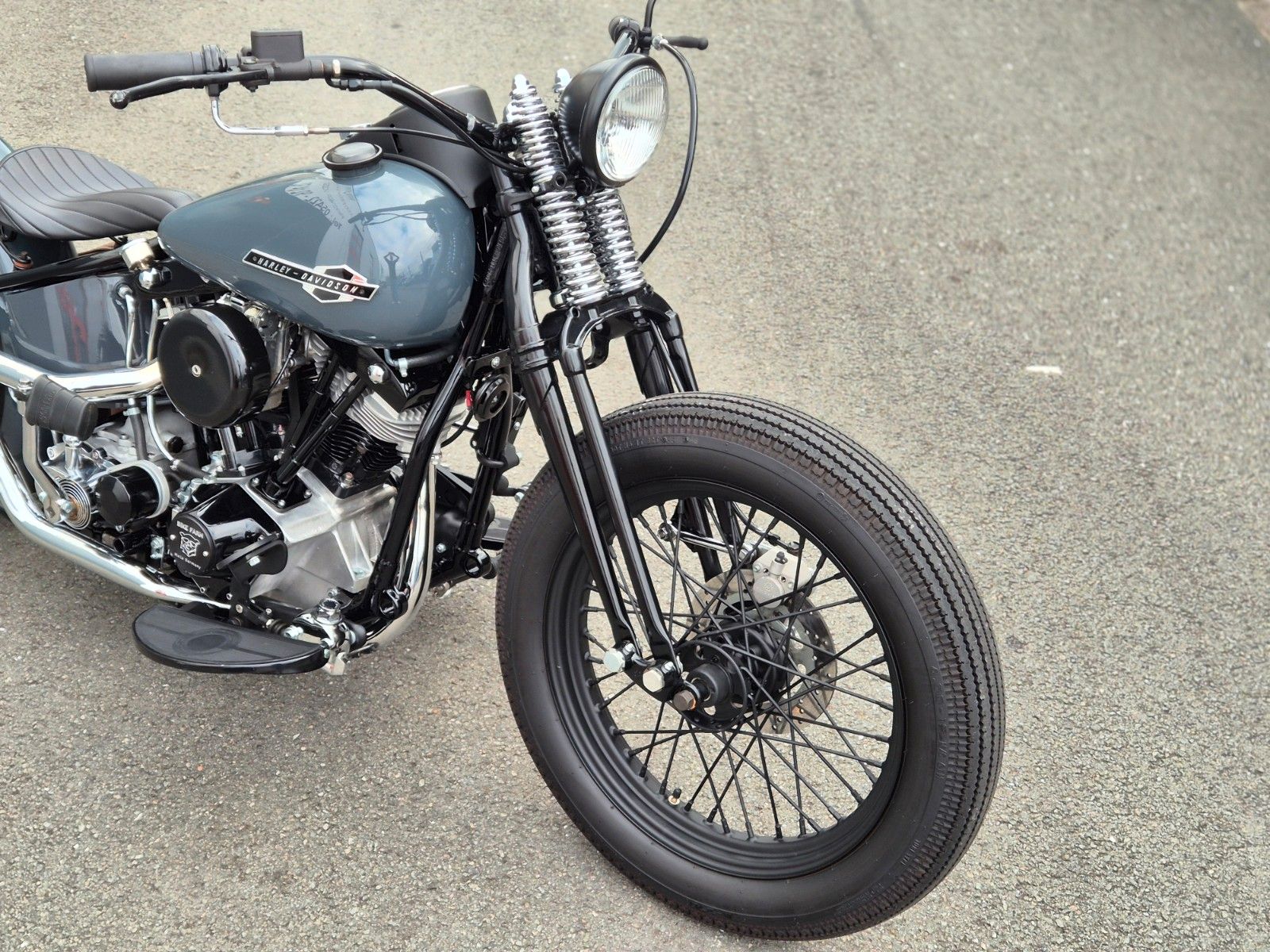Fahrzeugabbildung Harley-Davidson FL °°SHOVEL CHOPPERbobber°° OEM STARRAHMEN