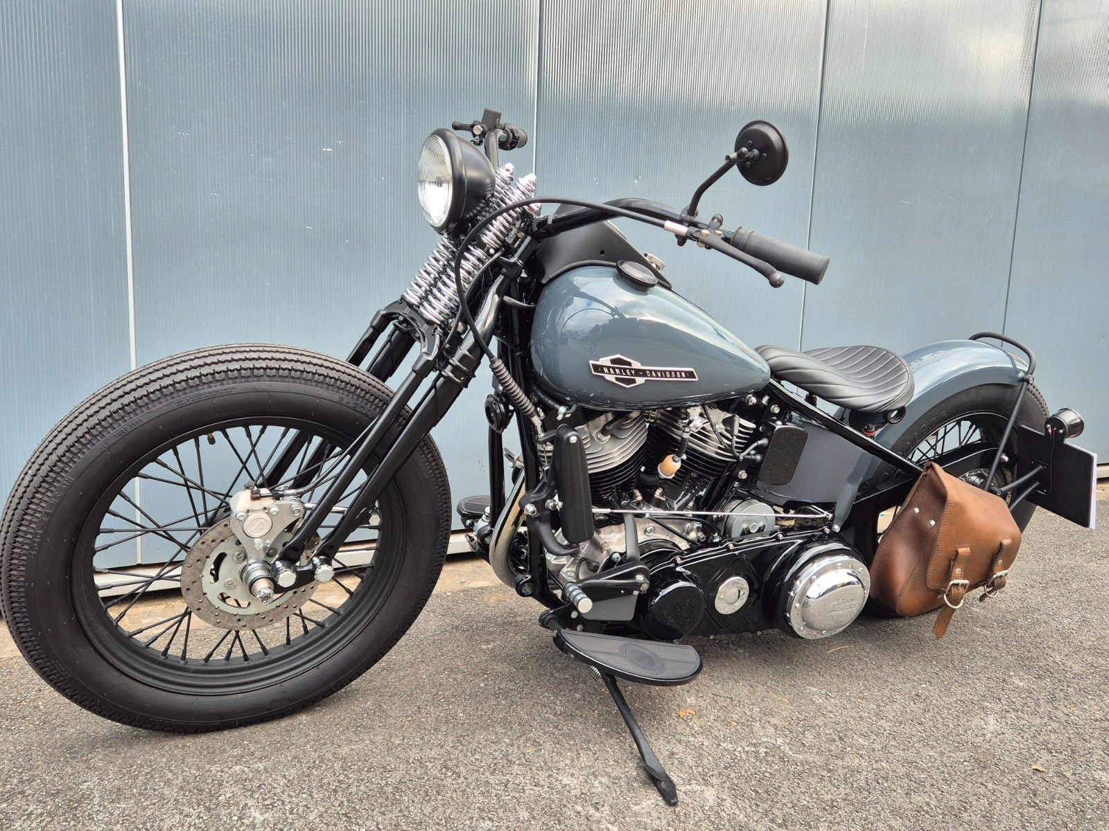 Fahrzeugabbildung Harley-Davidson FL °°SHOVEL CHOPPERbobber°° OEM STARRAHMEN