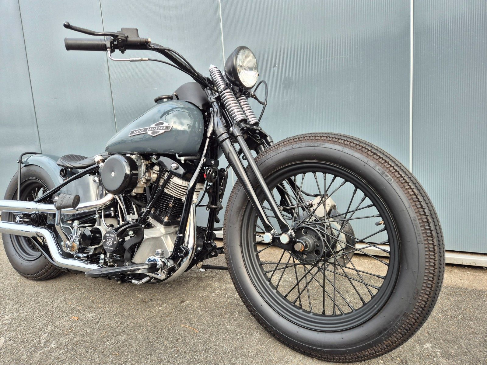 Fahrzeugabbildung Harley-Davidson FL °°SHOVEL CHOPPERbobber°° OEM STARRAHMEN