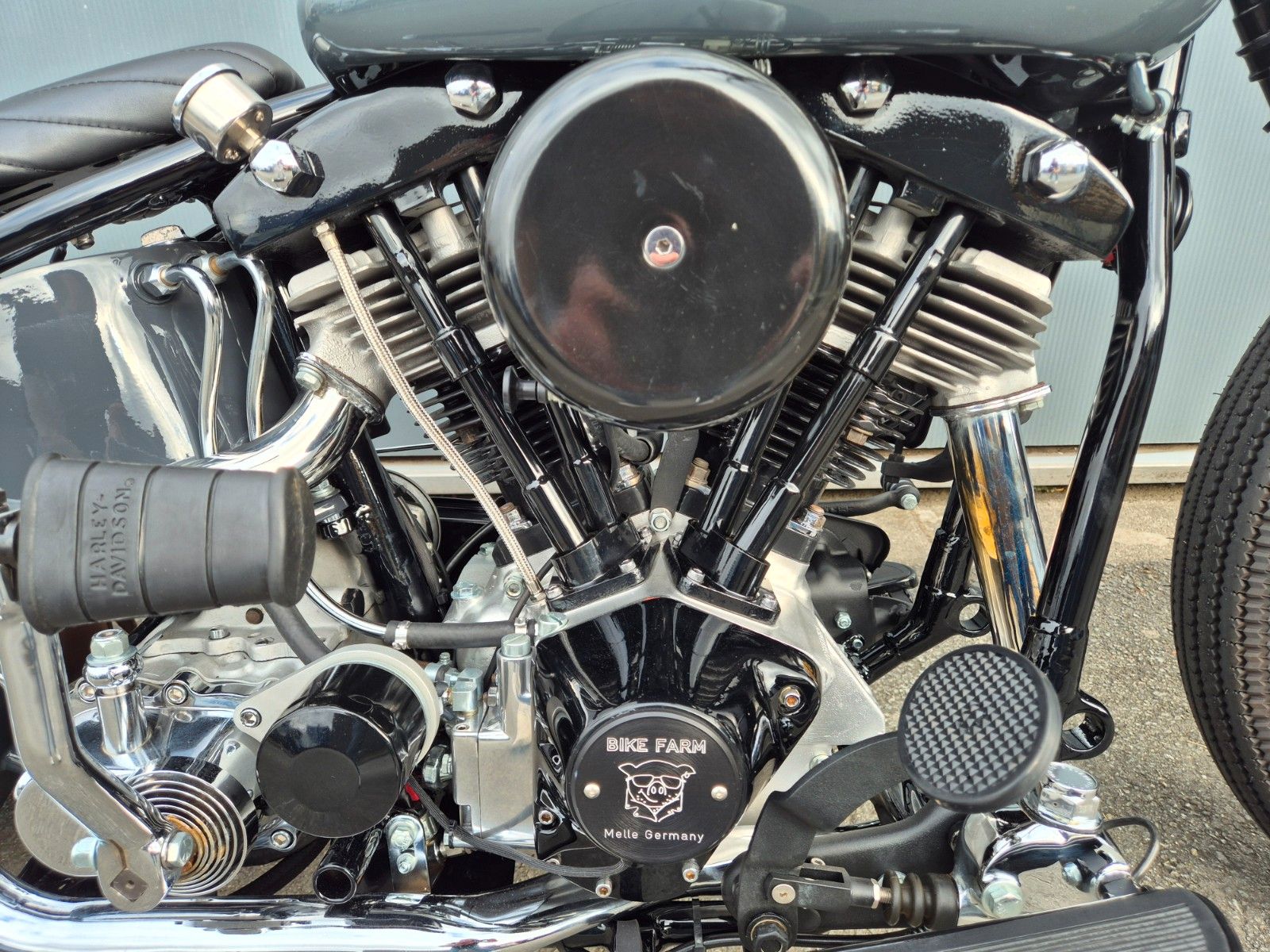 Fahrzeugabbildung Harley-Davidson FL °°SHOVEL CHOPPERbobber°° OEM STARRAHMEN