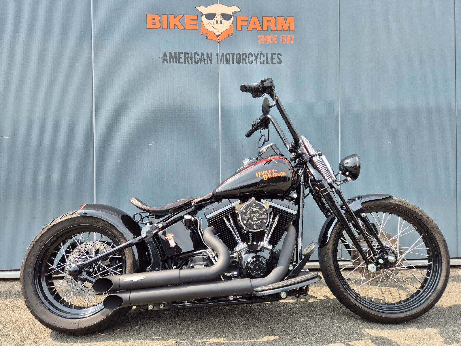 Harley-Davidson FLSTSB °°CROSS BONES CUSTOM BOBBER°°
