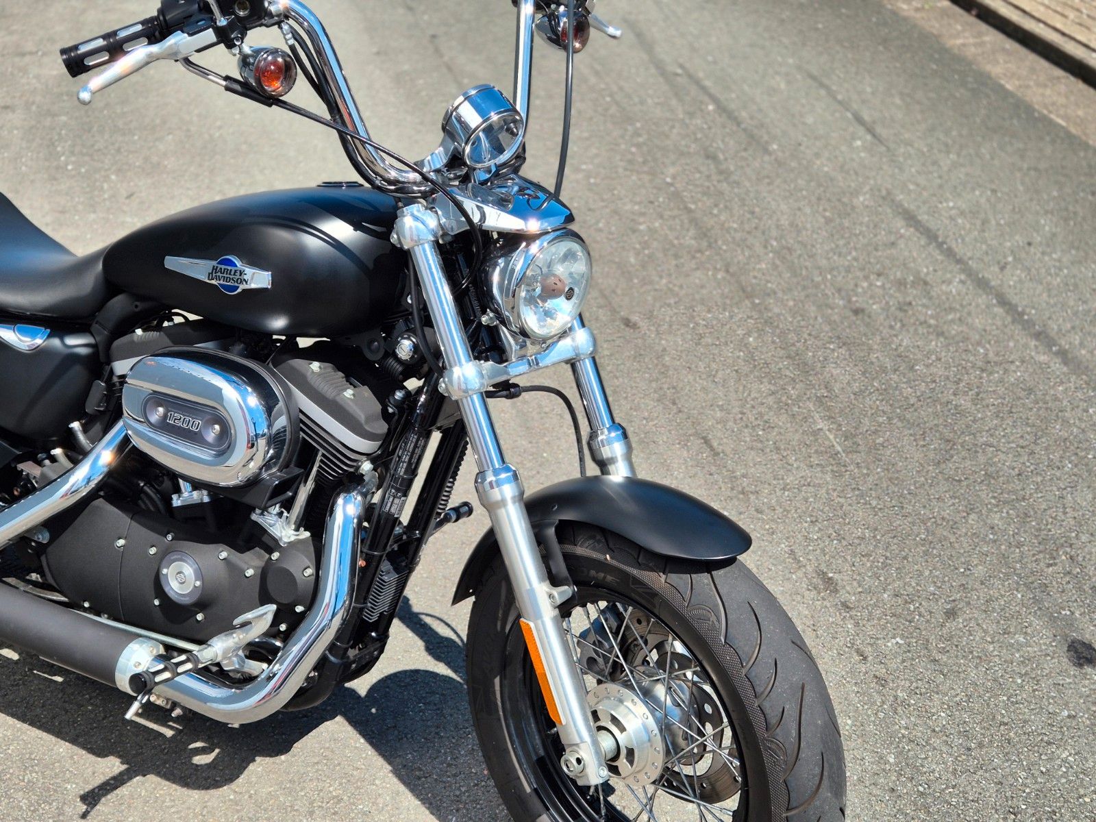Fahrzeugabbildung Harley-Davidson XL1200 CB°°SPORTSTER CUSTOM BLACK°°PENZL AUSPUFF