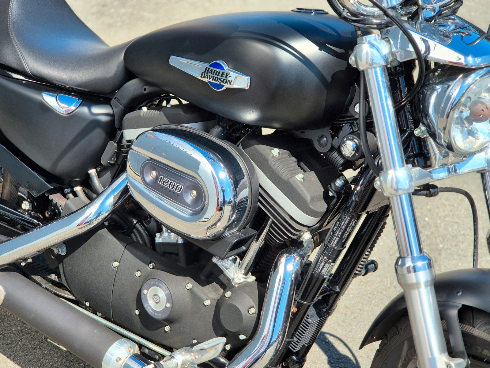 Fahrzeugabbildung Harley-Davidson XL1200 CB°°SPORTSTER CUSTOM BLACK°°PENZL AUSPUFF