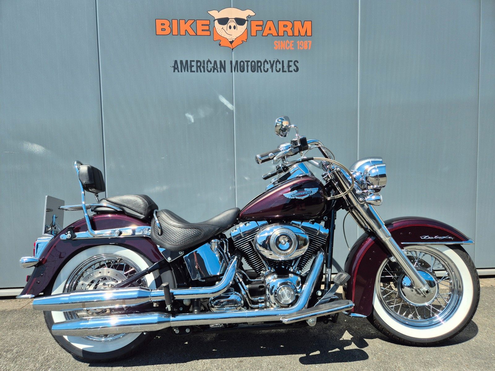 Harley-Davidson FLSTN °°SOFTAIL DELUXE°° - BLACK CHERRY PEARL -