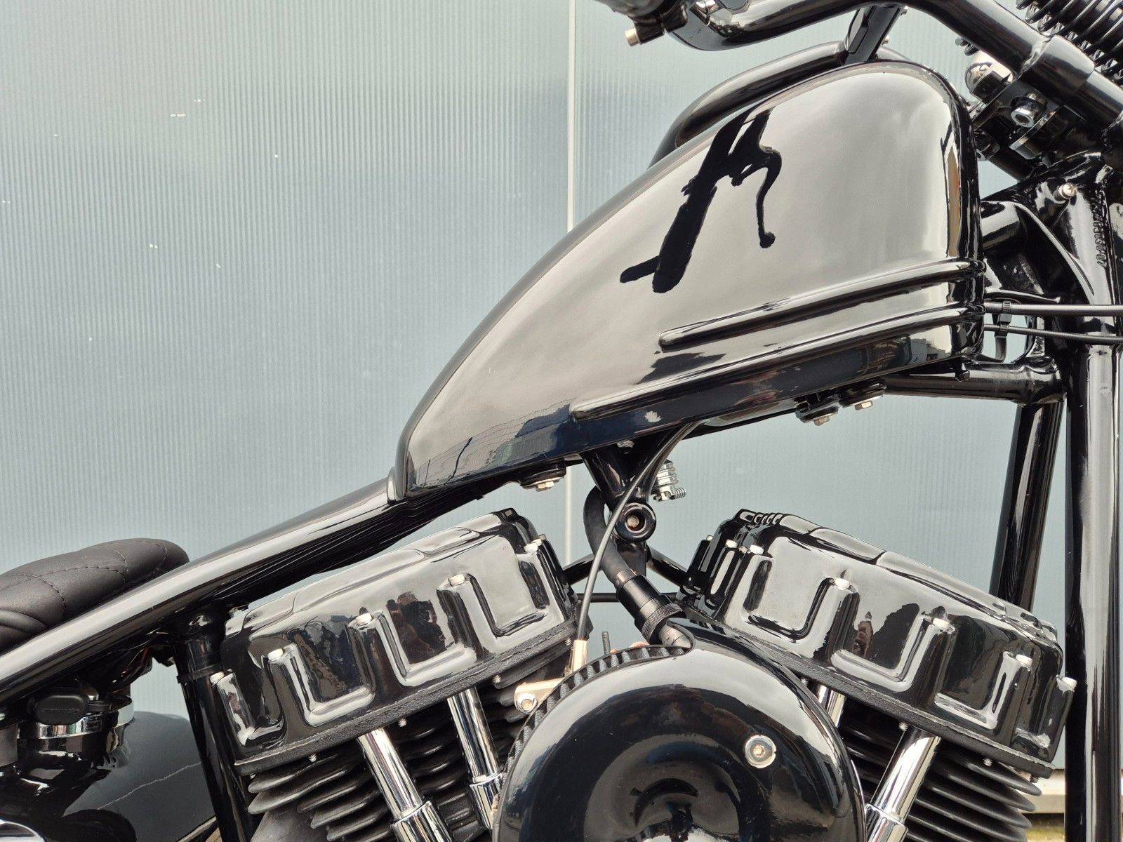 Fahrzeugabbildung Harley-Davidson FL°°PANHEAD S&S SCHWEDENCHOPPER°°-BLACK BEAUTY-
