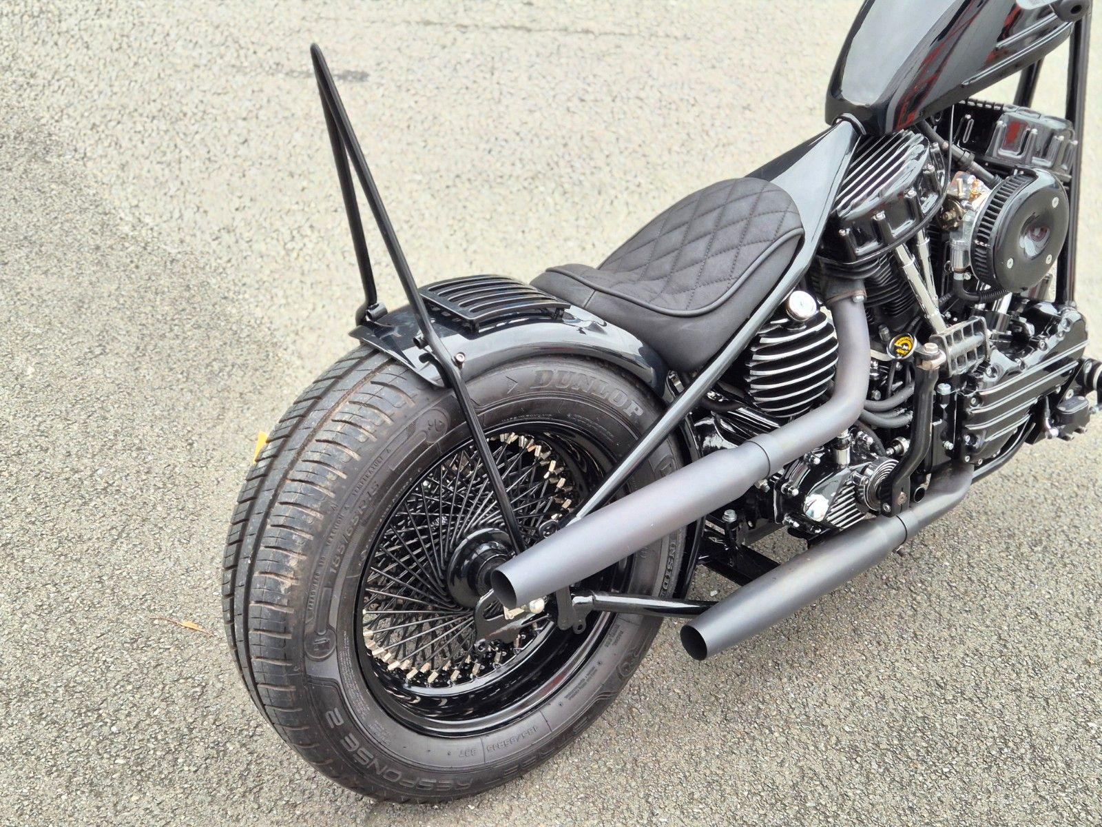 Fahrzeugabbildung Harley-Davidson FL°°PANHEAD S&S SCHWEDENCHOPPER°°-BLACK BEAUTY-