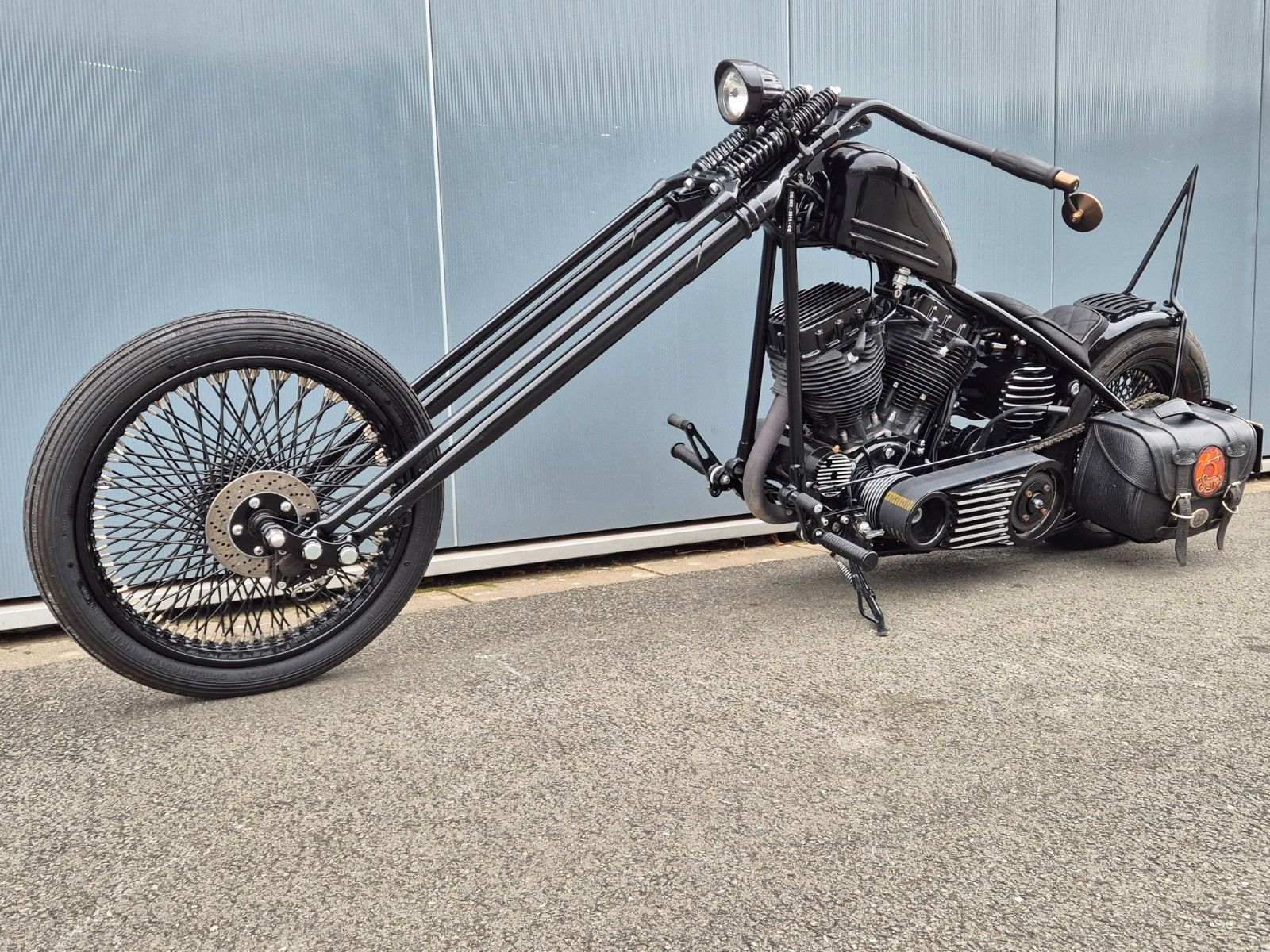 Fahrzeugabbildung Harley-Davidson FL°°PANHEAD S&S SCHWEDENCHOPPER°°-BLACK BEAUTY-