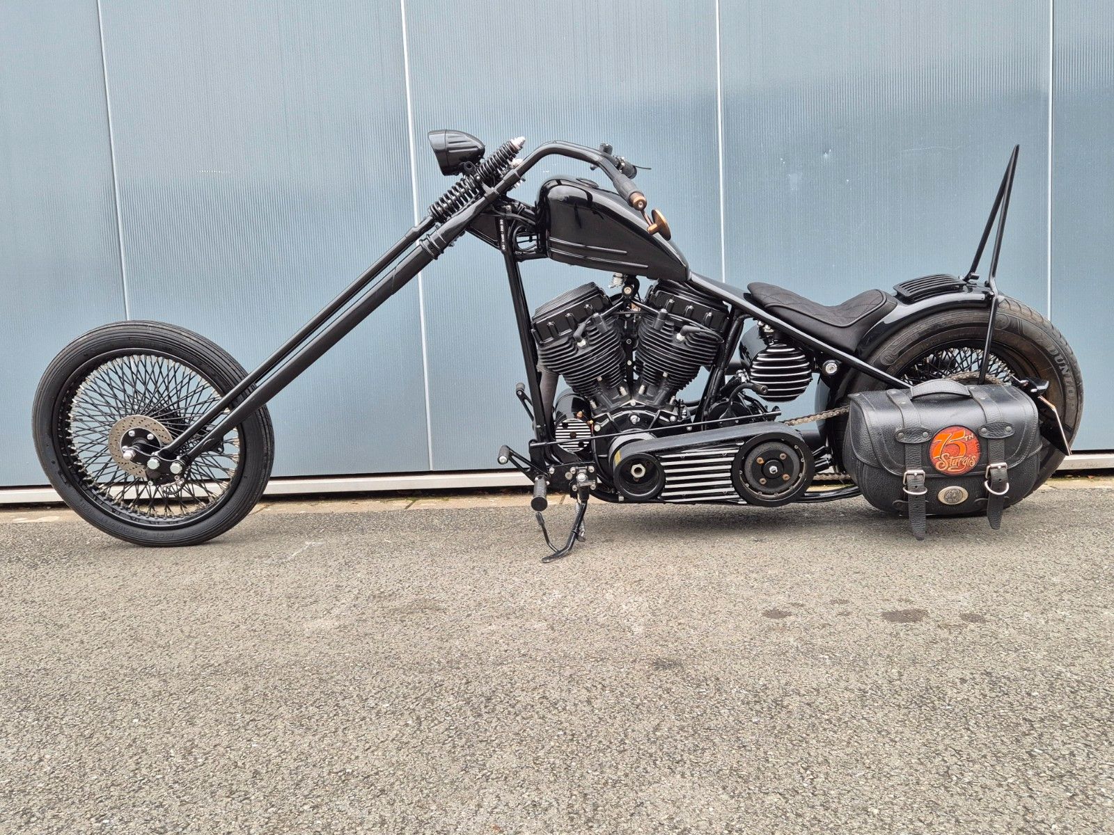 Fahrzeugabbildung Harley-Davidson FL°°PANHEAD S&S SCHWEDENCHOPPER°°-BLACK BEAUTY-